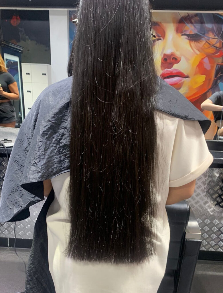 Extension blend from Broadway Hair Salon.